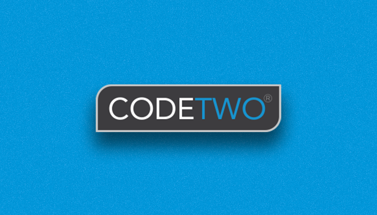 Logo of CodeTwo, a leading provider of Microsoft 365 and Exchange automation solutions trusted by over 130,000 organizations worldwide for email signature management, data migration, and backup.